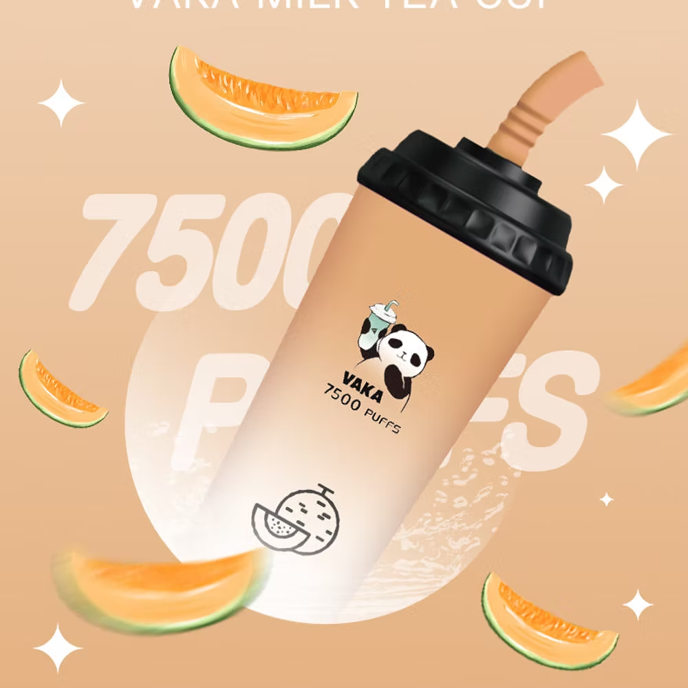 VAKA奶茶杯7500口 - 大容量設計 | 多種奶茶口味 | 便攜電子煙