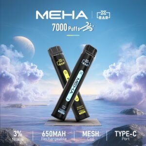 MEHA XBAR 魅嗨 7000口 | 一次 性 電子 菸 | 台中 電子 菸 | 長效續航 | 免充電設計